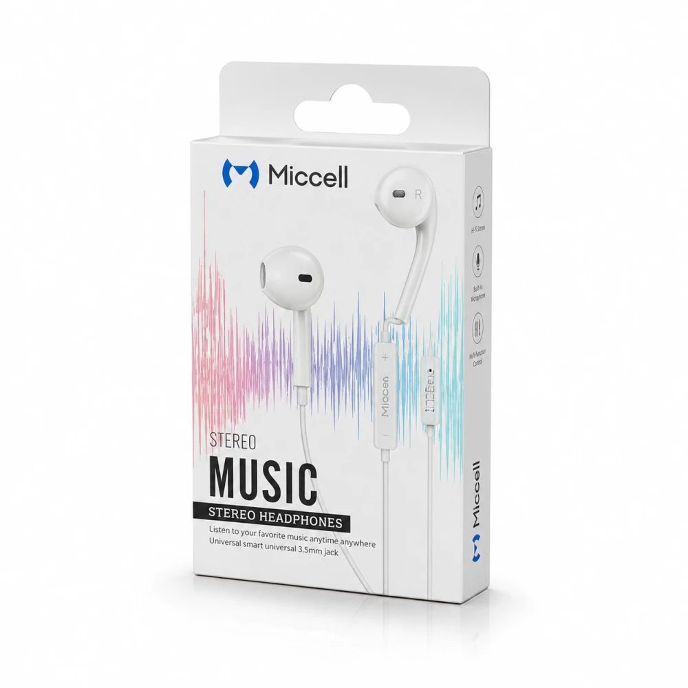 Ecouteur Jack Miccell H29 - Blanc